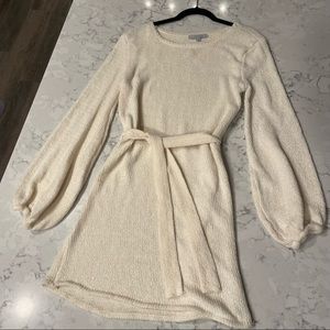 Cream Sweater Dress